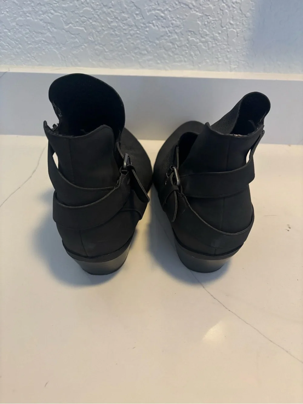 torrid Black Perforated Ankle Booties